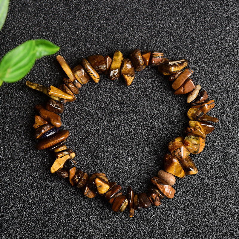 Stone Chain Citrine White-barked Pine Tigereye Trendy Male Female Personality Bracelet