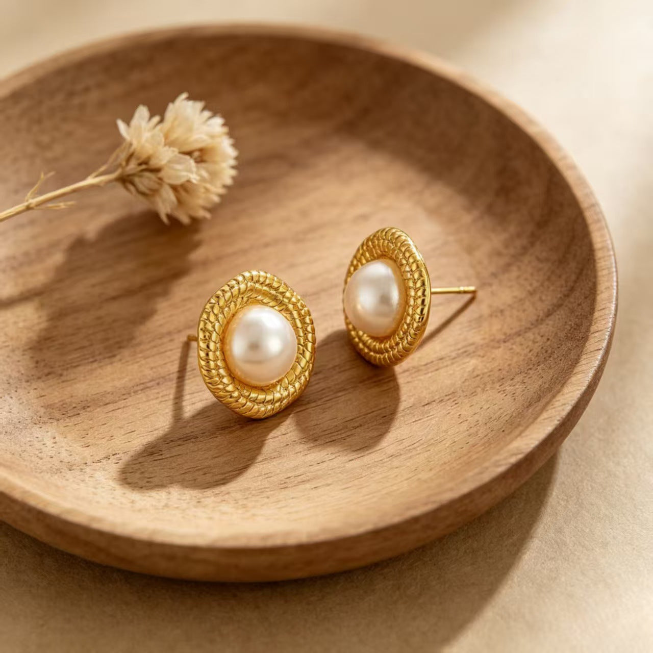 Pearl French Style Retro Affordable Luxury Niche Design Earrings
