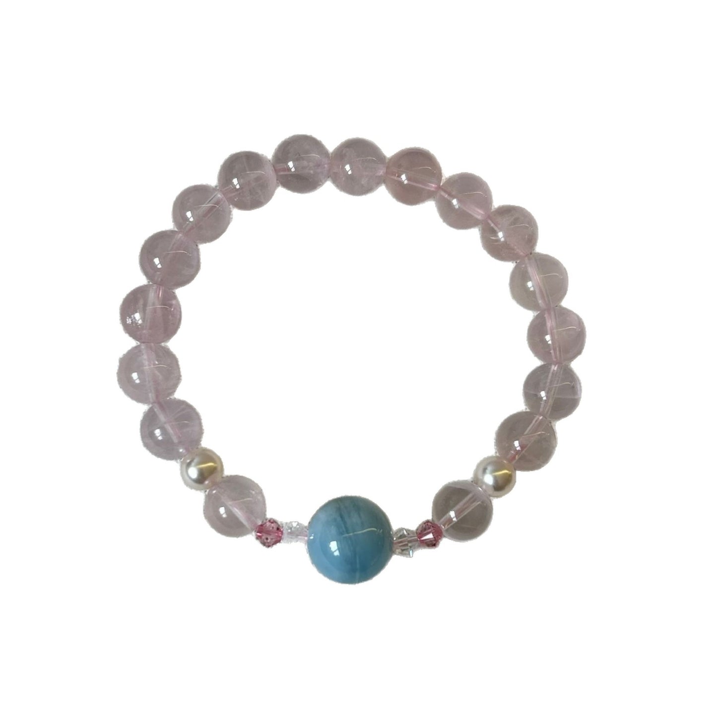 Pink Crystal Polo Cute Refreshing Design Girlfriends Bracelet