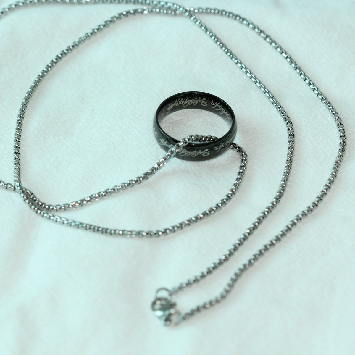 Sweater Chain Pearl The Lord Of Stainless Necklace