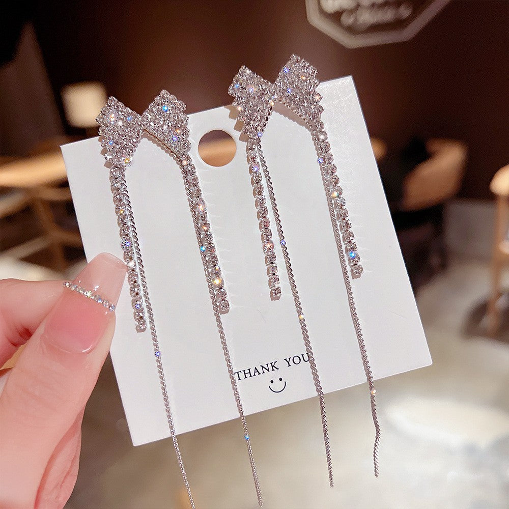 Needle Korean Style Light Luxury Exaggerated Geometric Earrings