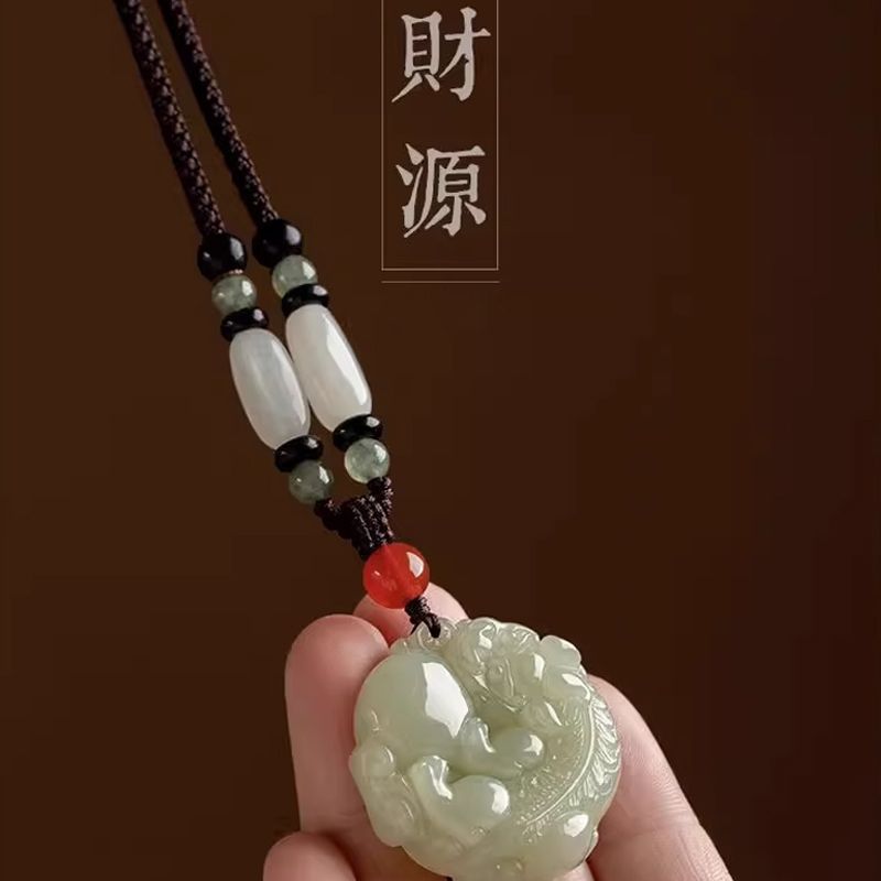 Women's & Men's Jade Peace Fortune Creative Gift Necklace