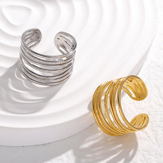 Steel Advanced Sense Niche Open Stainless Rings