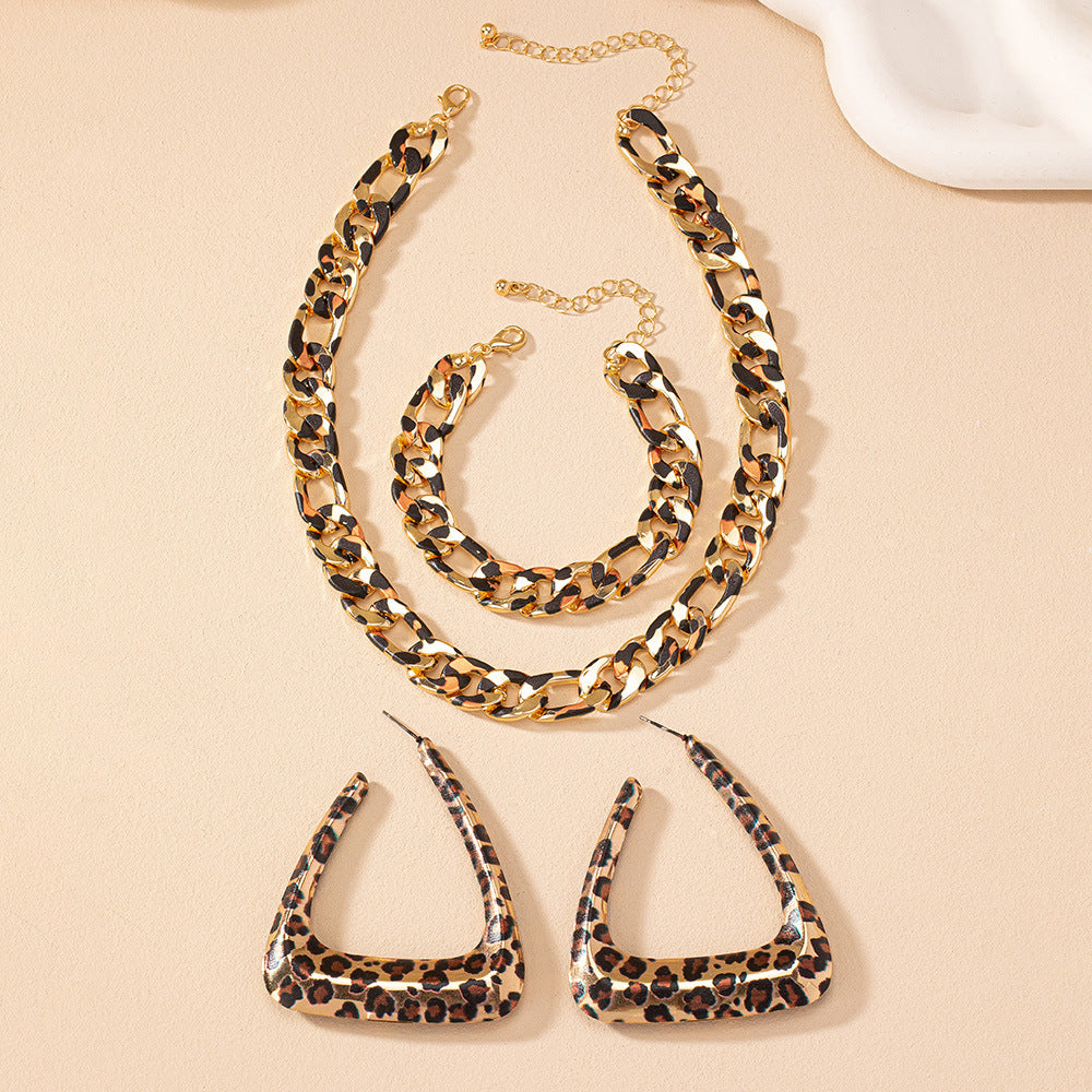 Geometric Trend Triangle Retro Sexy Minimalist Fashion Jewelry Set