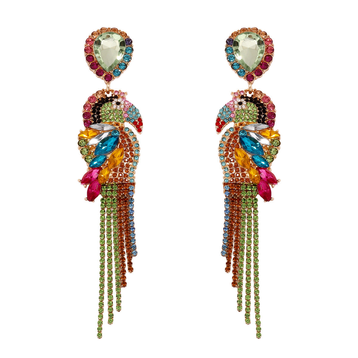 Bird Diamond Cute Light Luxury Fashion Earrings
