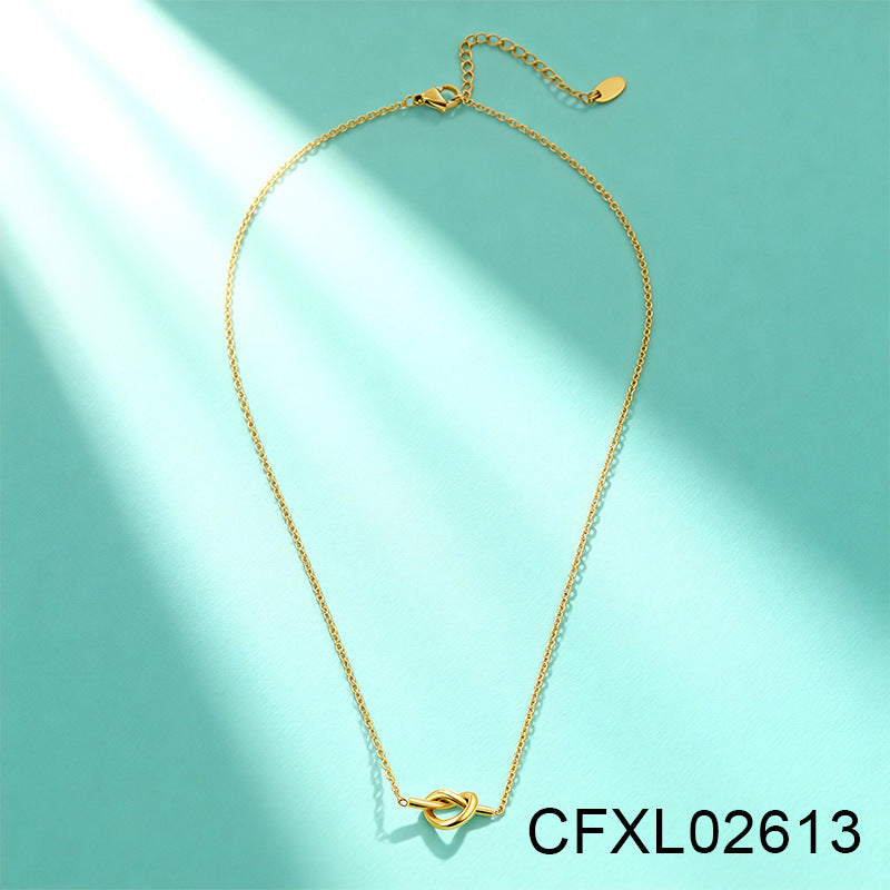 Women's Light Luxury High-grade Titanium Steel Simple Geometric Necklace