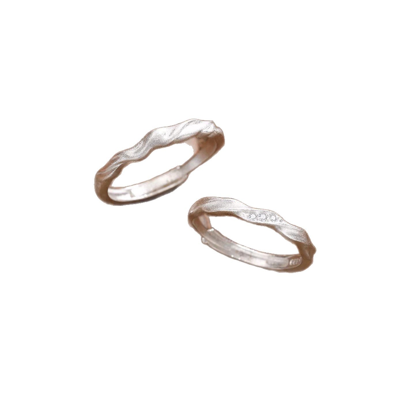 Quicksand Couple Light Luxury Simple Frosted Gifts For Ring