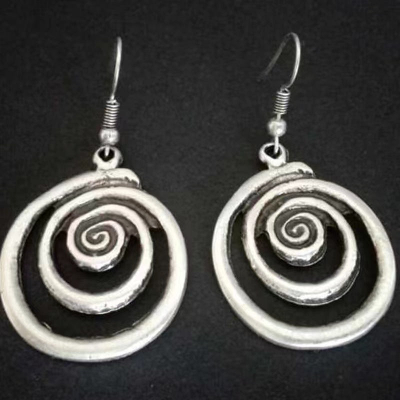 Geometric Circle Retro Trendy Irregular Distressed Ear Hook