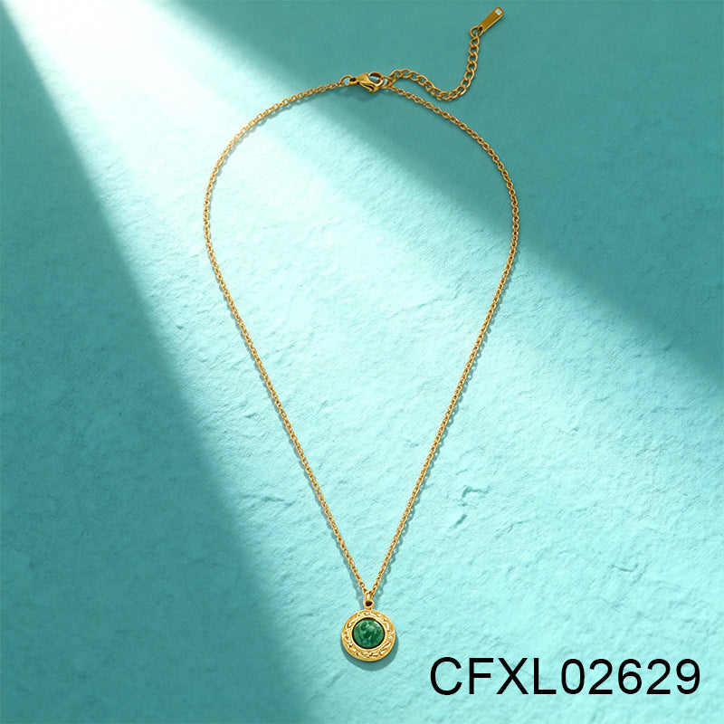 Women's Light Luxury High-grade Titanium Steel Simple Geometric Necklace