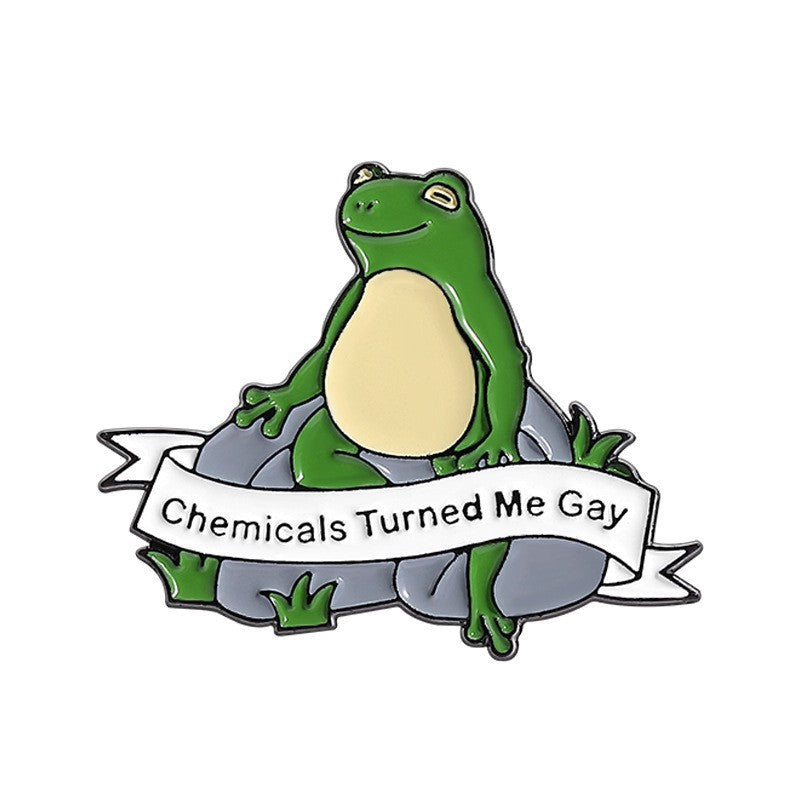 Cartoon Frog Series Brooch Cute Personality Little Brooches