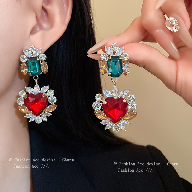 Zircon Stitching High-grade Retro Clavicle Chain Versatile Necklaces