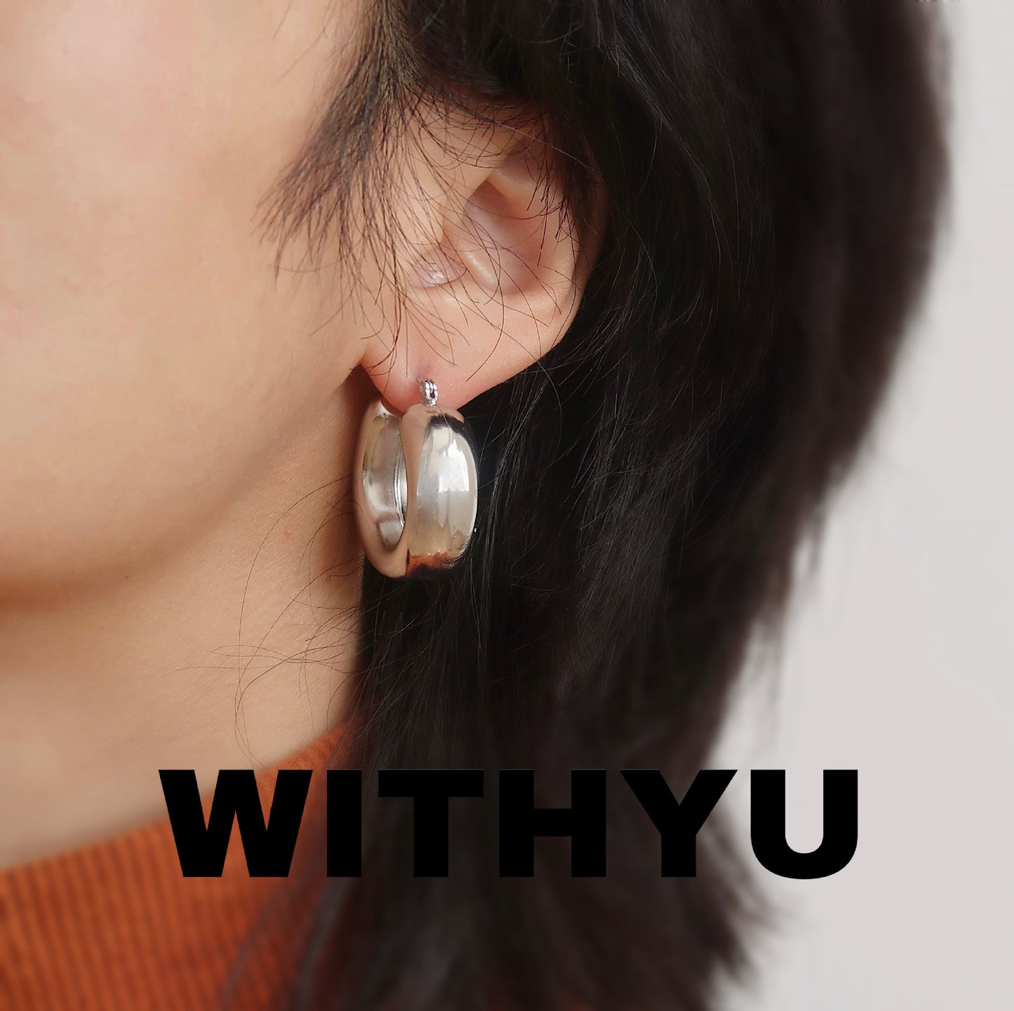 Yu Hollow U-shaped Simple Commute Live Earrings