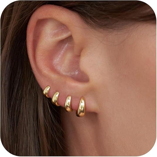 Fashion High Sense Simple Geometric Suit Earrings