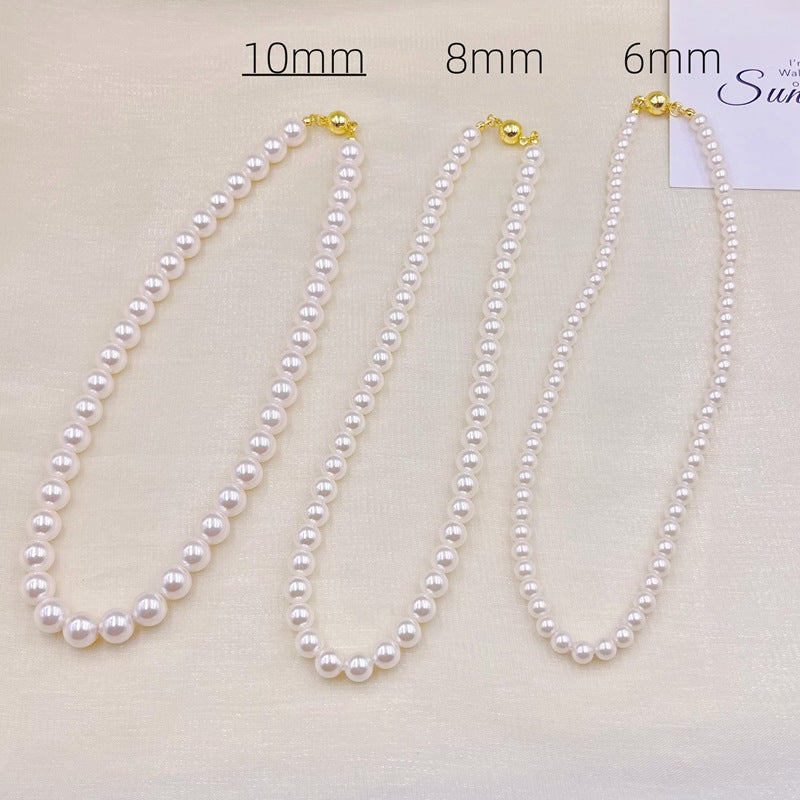 Women's Pearl Retro Affordable Luxury Fashion Trendy Clavicle Necklaces