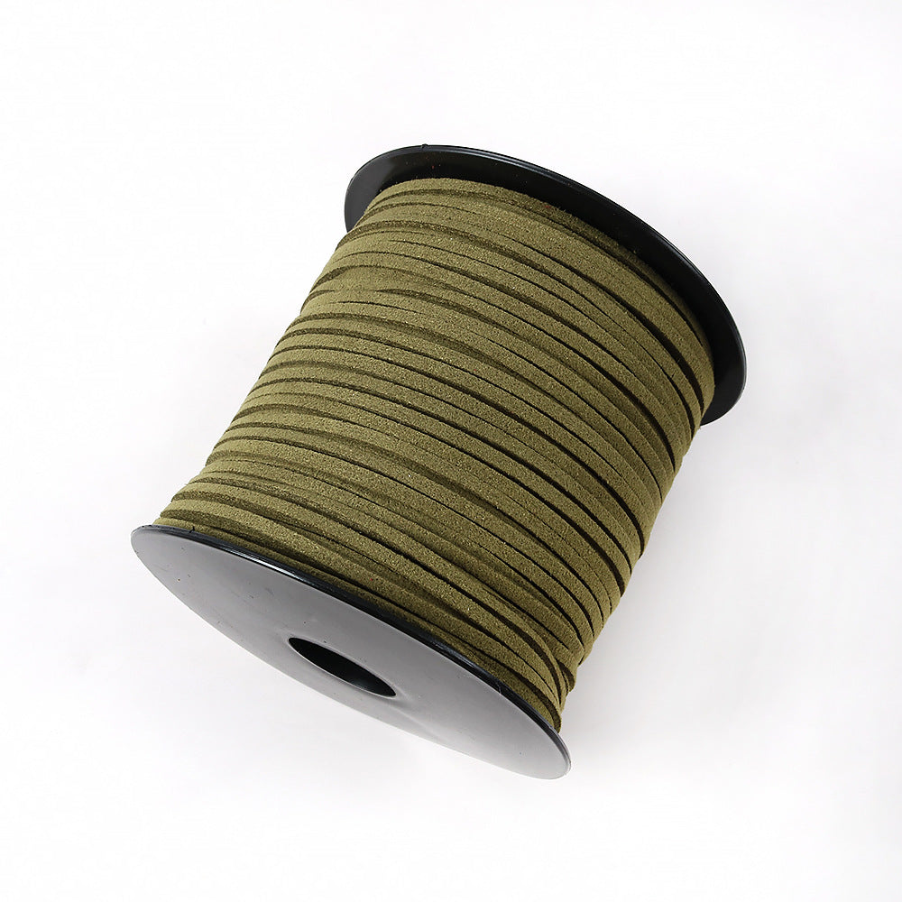 Cord Deerskin Veet Braided Rope Gift Jewelry Accessories