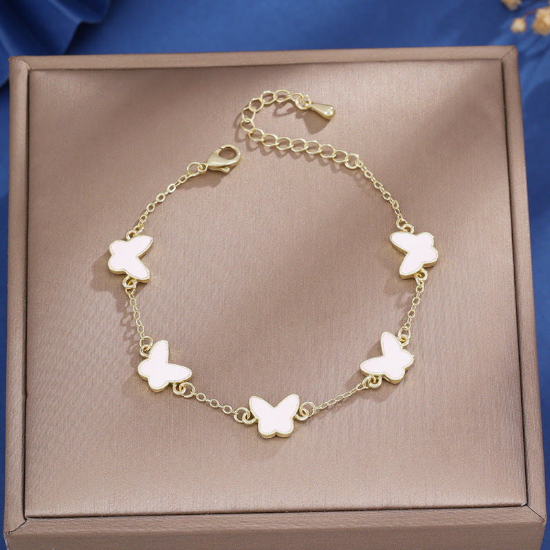 Simple Design Butterfly Female Personality Source Bracelet