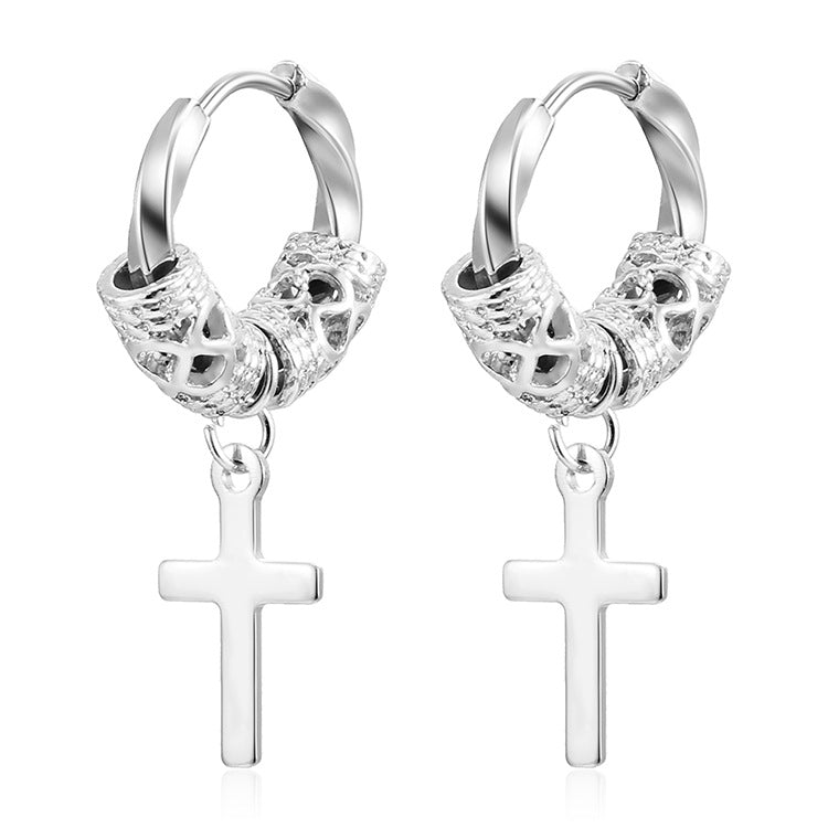 Women's Fashion Trend Stainless Steel Love Ear Earrings