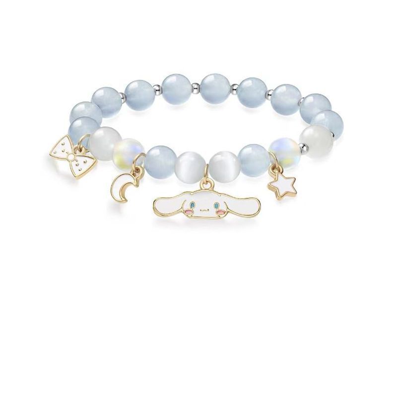 Moon Dream Series Big Ear Dog Beaded Cute Girlfriend Bracelet