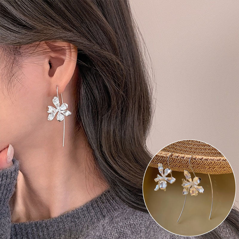 Women's Sweet Bow Tassel Ear Bone Clip Simple Fashionable Earrings