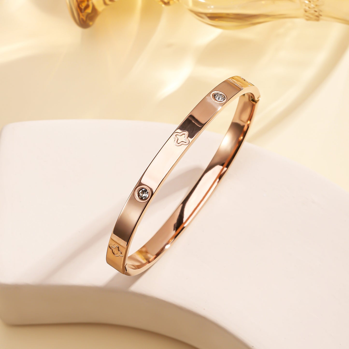 Titanium Steel Stainless Real Gold Furnace Bracelets