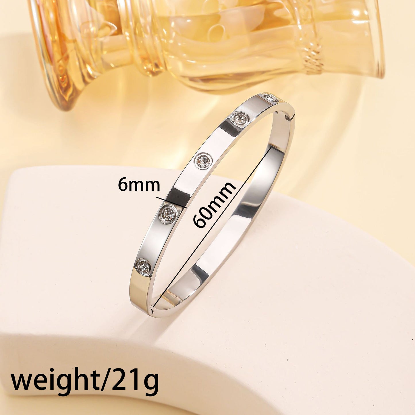 Titanium Steel Stainless Real Gold Furnace Bracelets