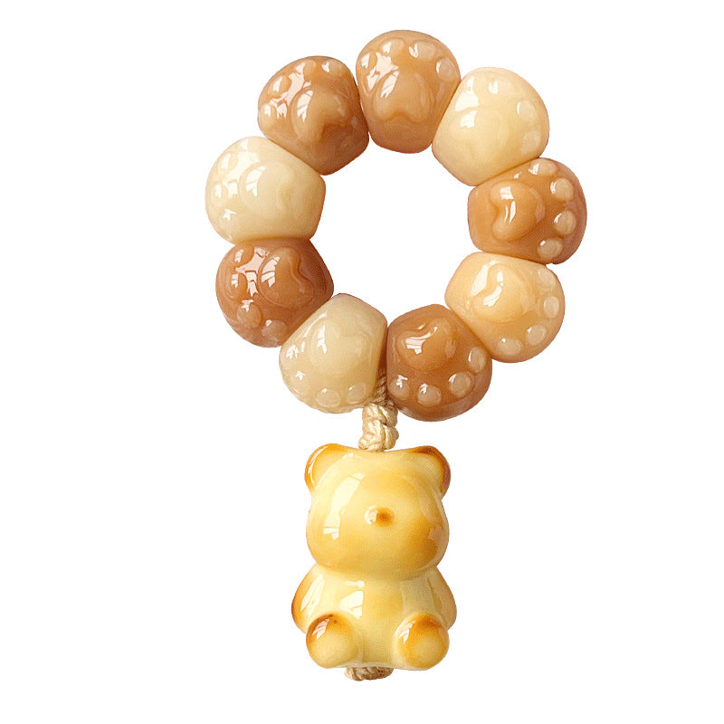 Carving Garlic Cloves Artsy Object Pliable Temperament Decompression Hand Toy Bracelet