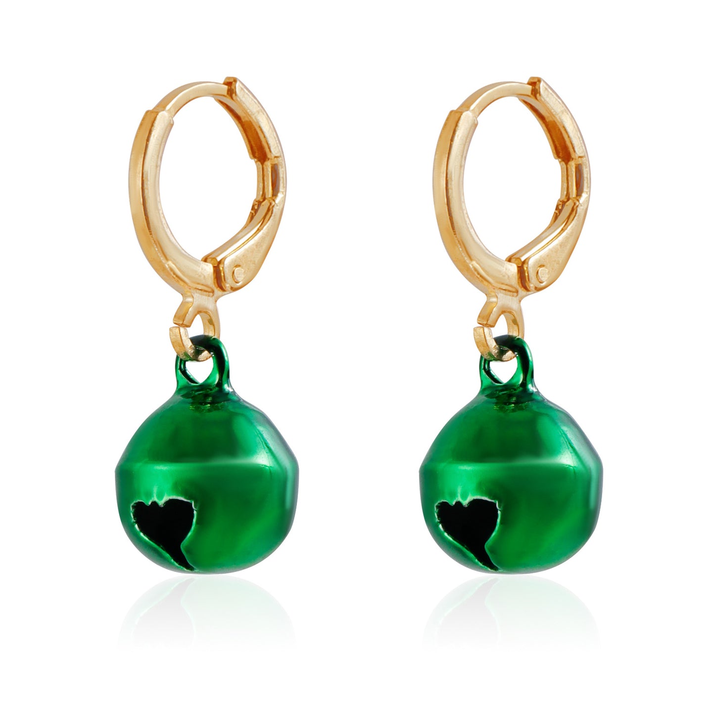 Ornament Wind Christmas Bell Female Color Earrings