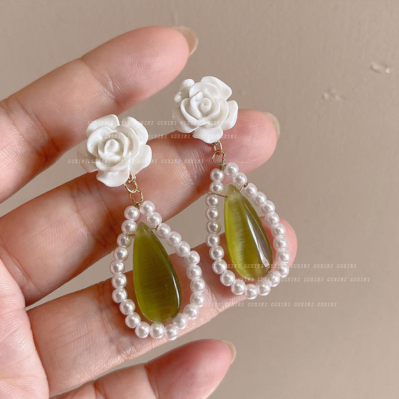 Women's Flower Light Luxury High-grade Elegant Unique Earrings