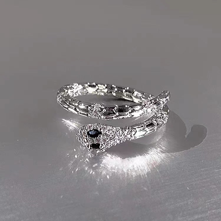 Snake Female Design High Sense Couple Fashion Personalized Index Finger Ring