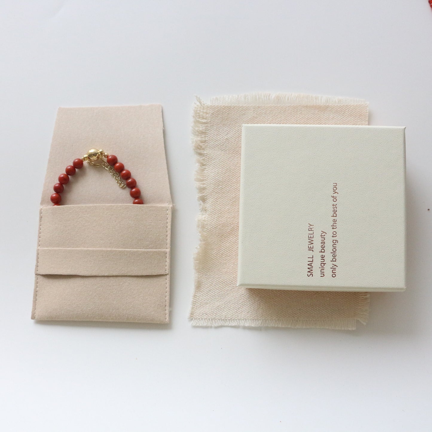 Natural Stone Packing Bag Gift Box Necklaces