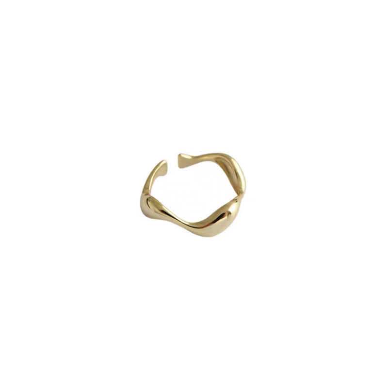 Female Personality Light Luxury Minority Index Rings