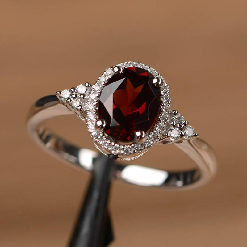 Classic Women's Sier For Marriage Engagement Rings