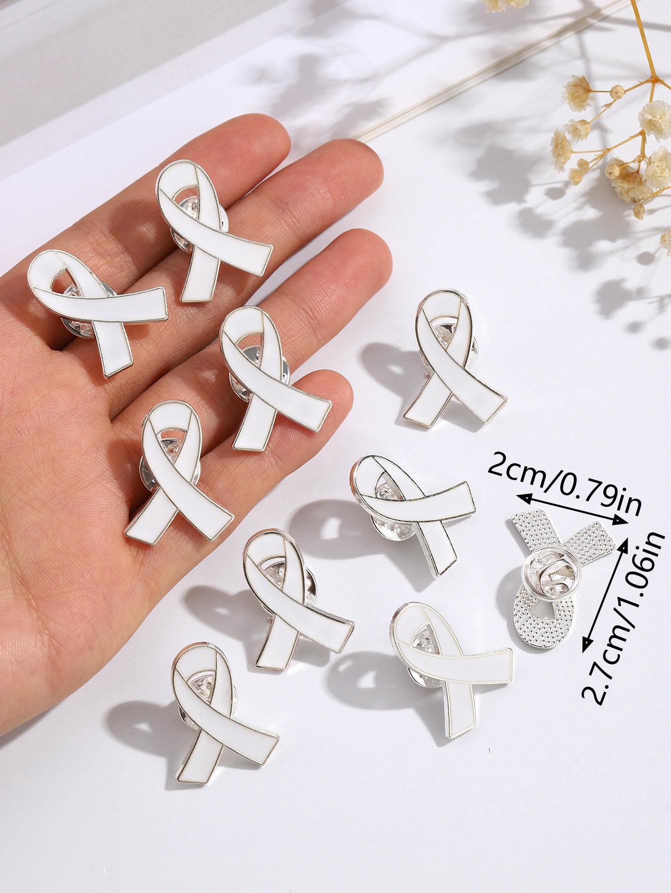 Activities Ribbon Brooch Marine Protection Concern Mental Brooches
