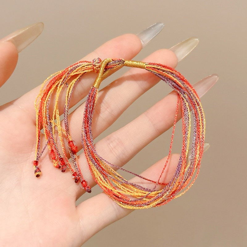 Children's Dragon Boat Festival Colorful Rope Chic Carrying Strap Batch Bracelet