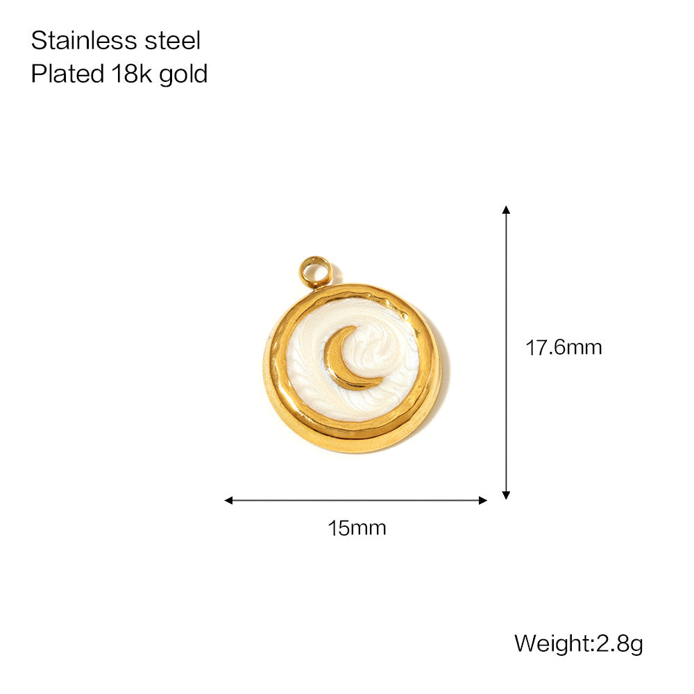 Versatile Women's Stainless Steel Gold-plated Bow Jewelry Accessories