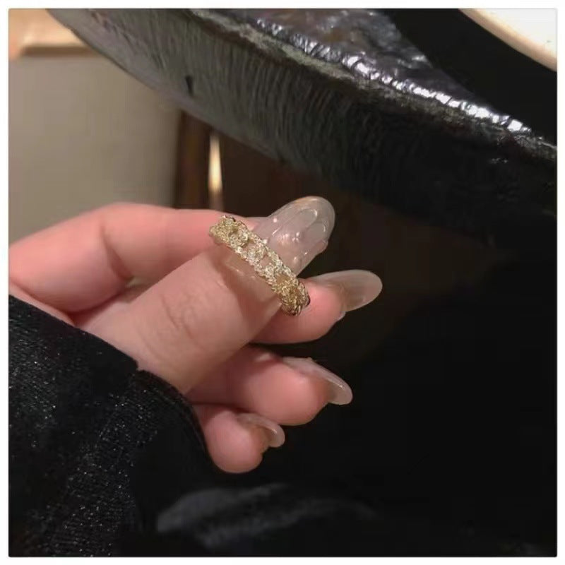 Snake Female Design Sense Personalized Opening Index Finger Light Luxury Rings