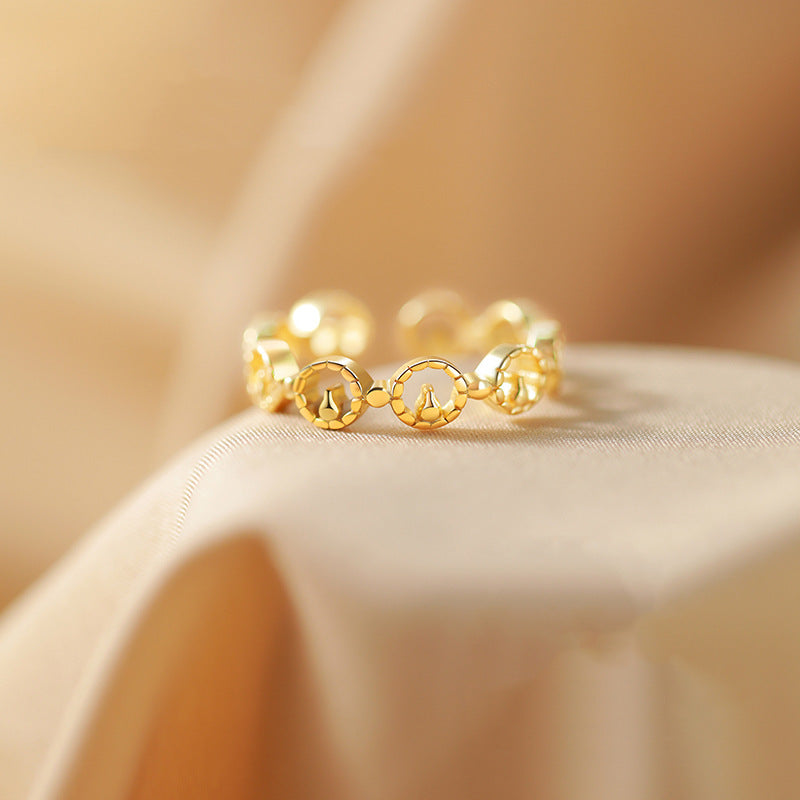 Women's Simple Light Luxury High Sense Design Opening Ring