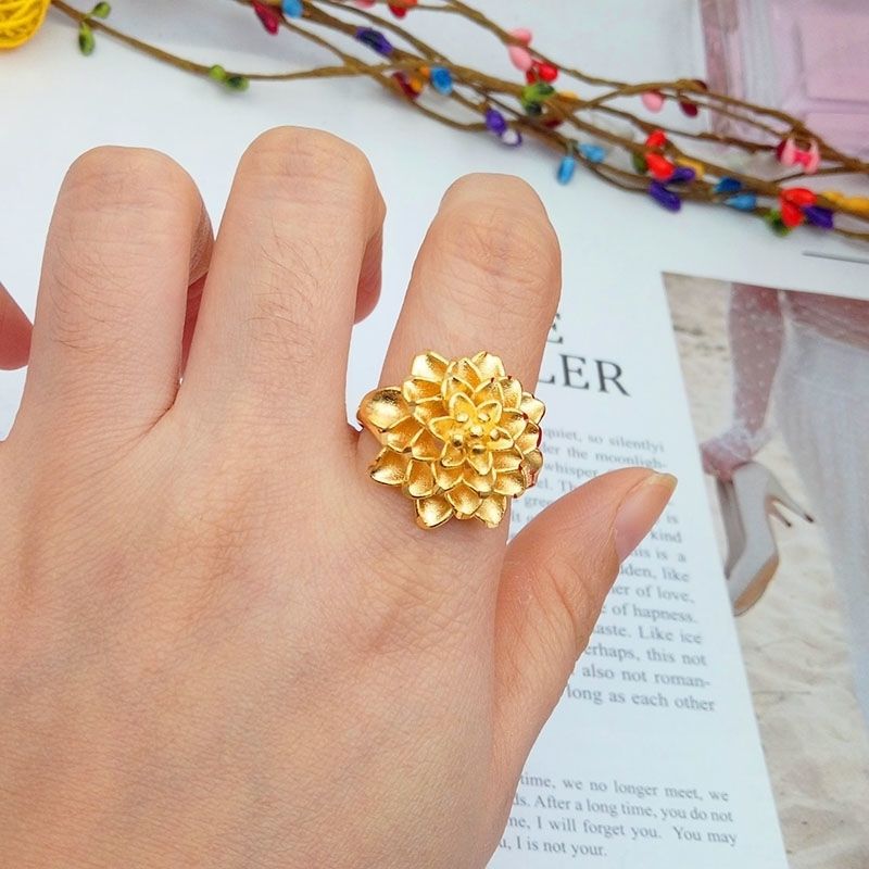 Female Imitation Accessories Lily Bow Simple Jewelry Stall Rings