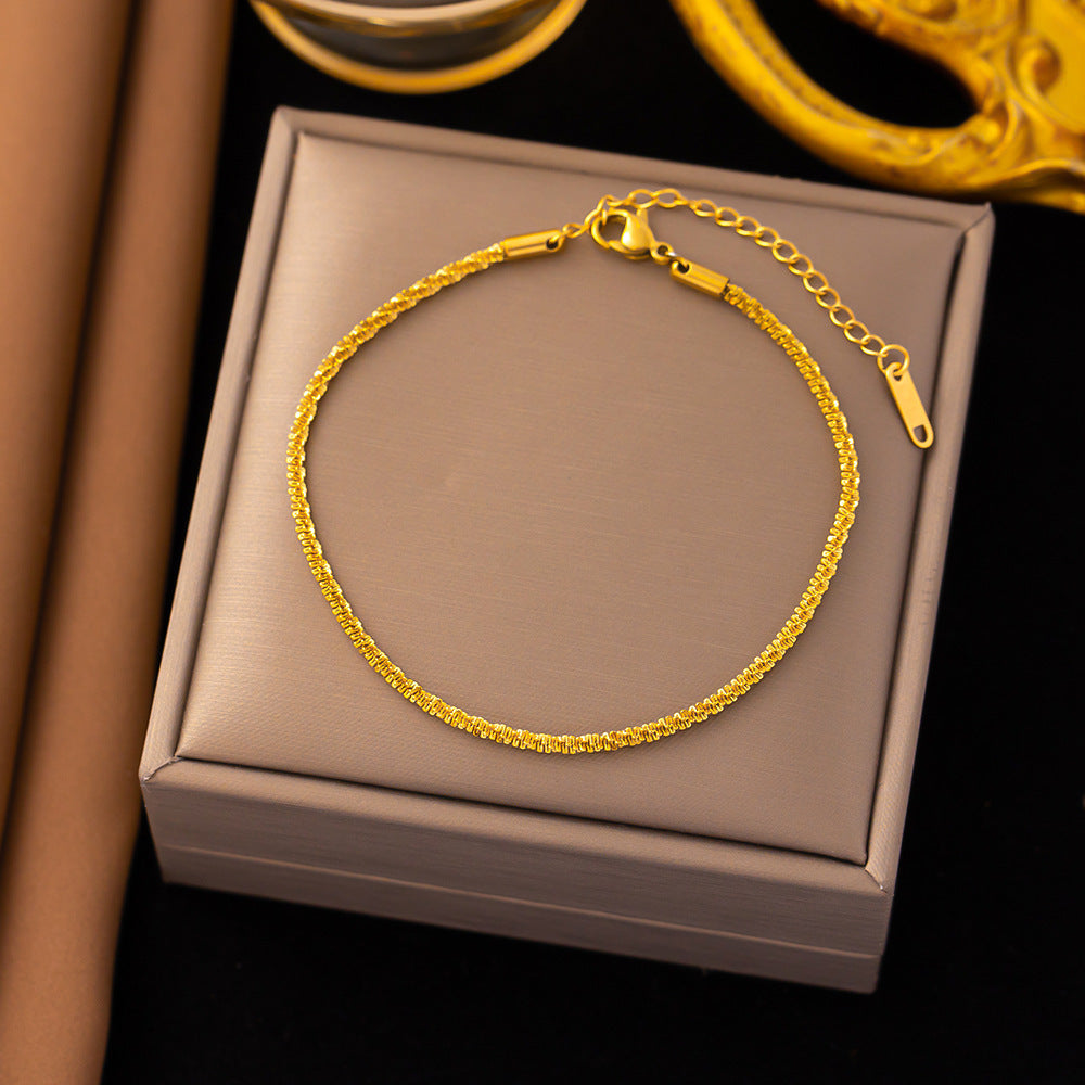 Women's Titanium Steel For Light Luxury Versatile Style Bracelets