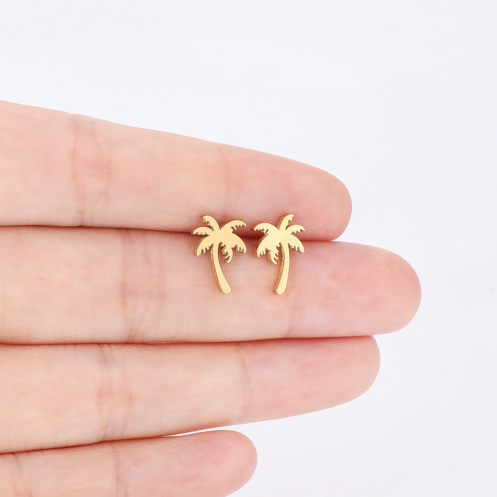 Popular Stainless Steel Fashion Coconut Shape Rings