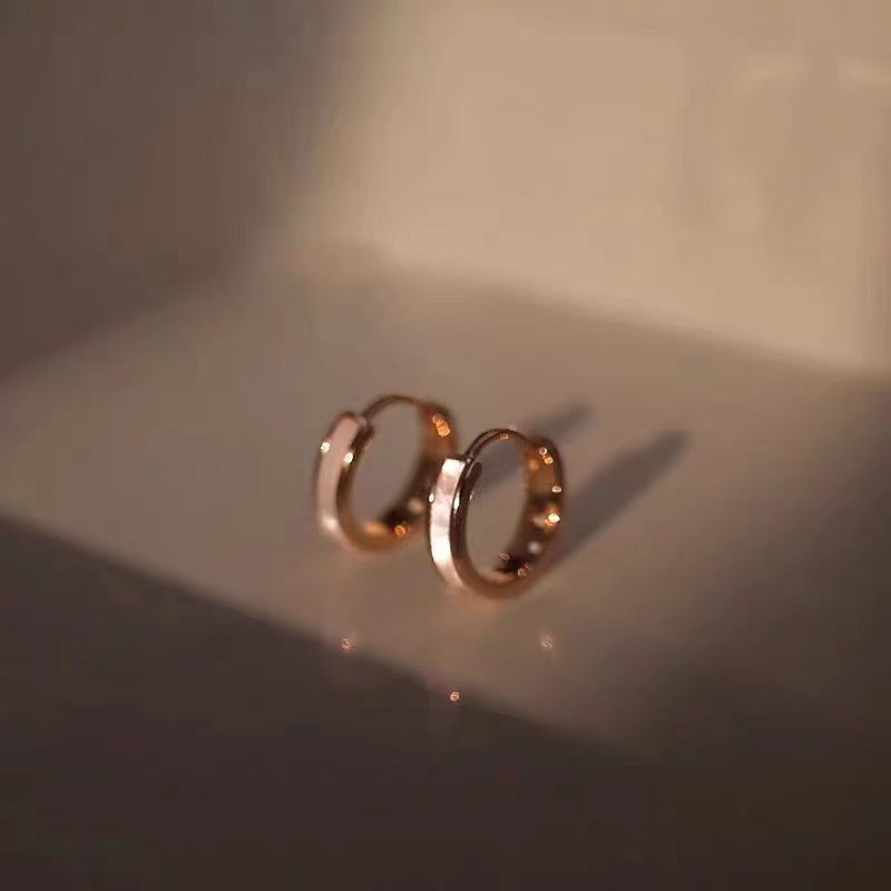 Simple Ear Clip Female Niche High-grade Light Earrings