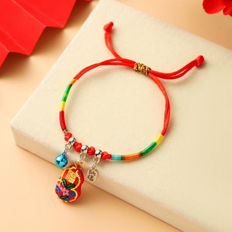 Children's Hundred Dragon Boat Festival Colorful Braided Rope Batches Of Goods Bracelets