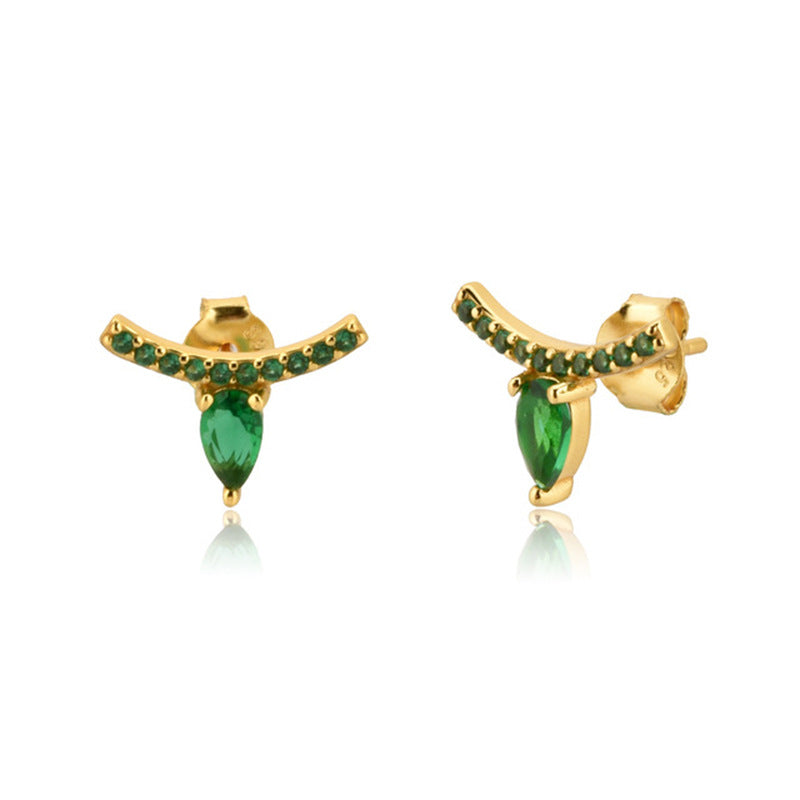 Women's Sier Needle Eardrop Retro Fashion Geometry Pattern Earrings