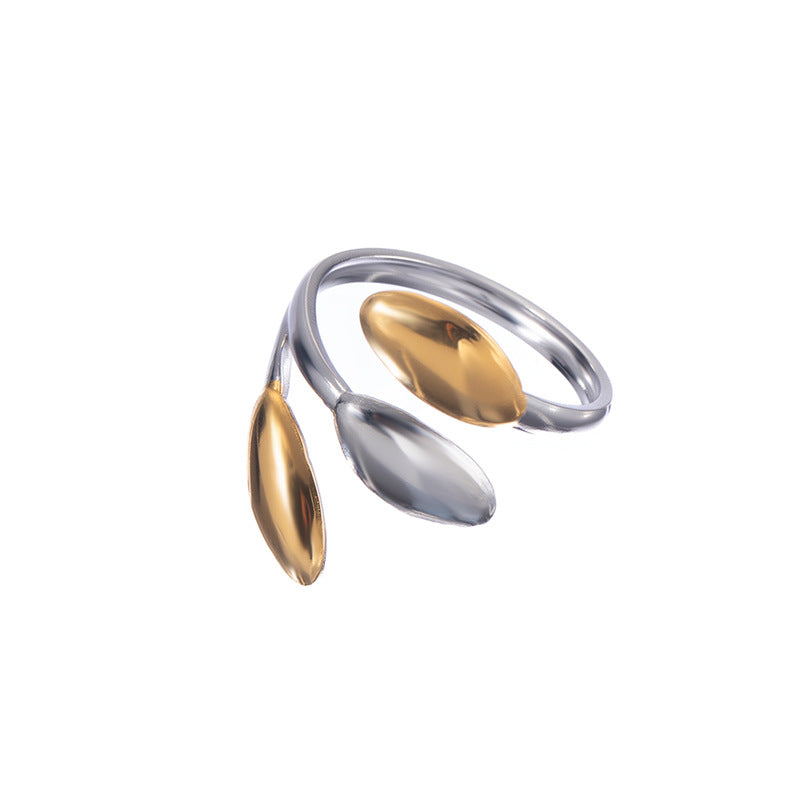 Open Personality Special Interest Light Luxury Retro Style High-grade Decorative Rings