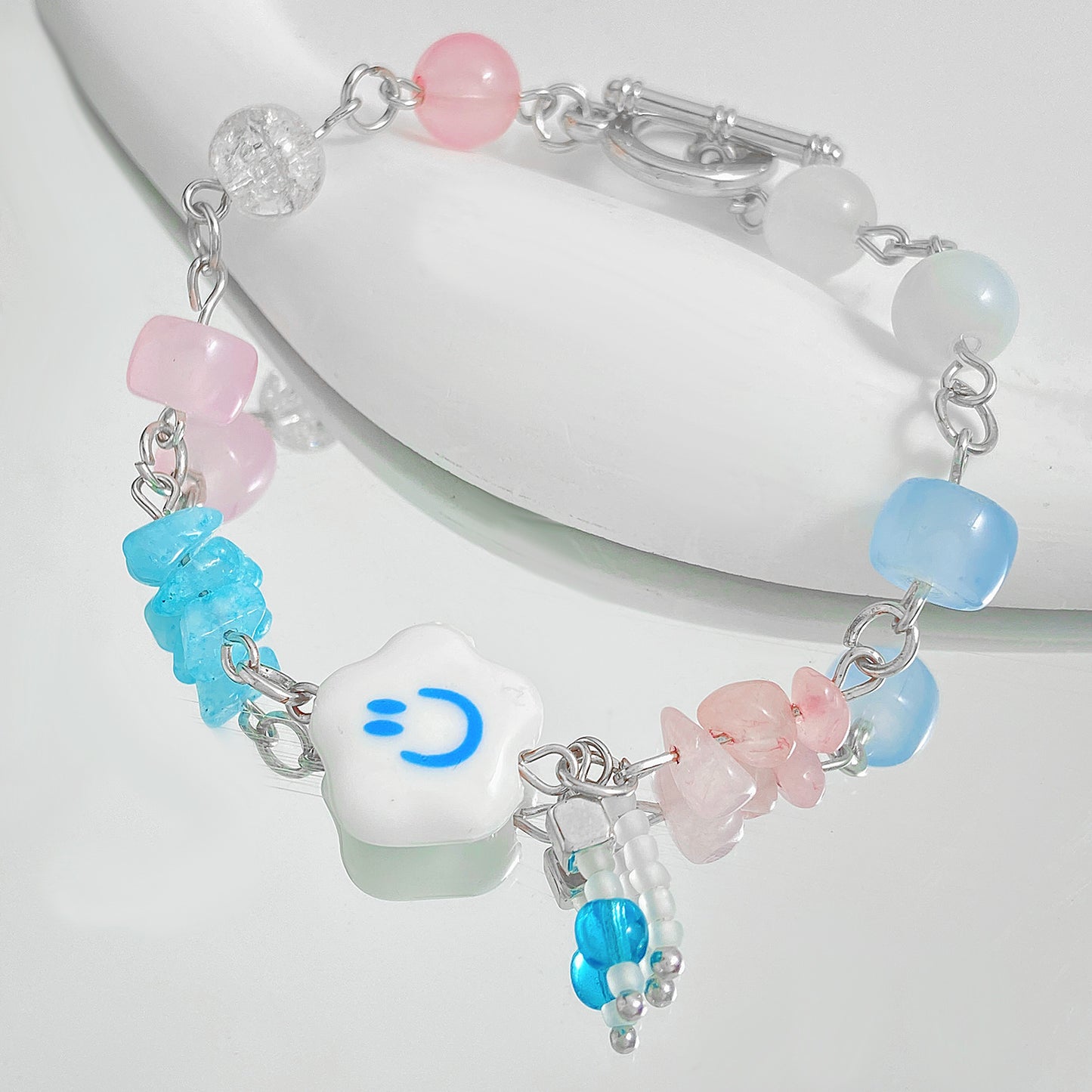 Simple Temperament Cute Cloud Raindrop Female Personality Color Rings