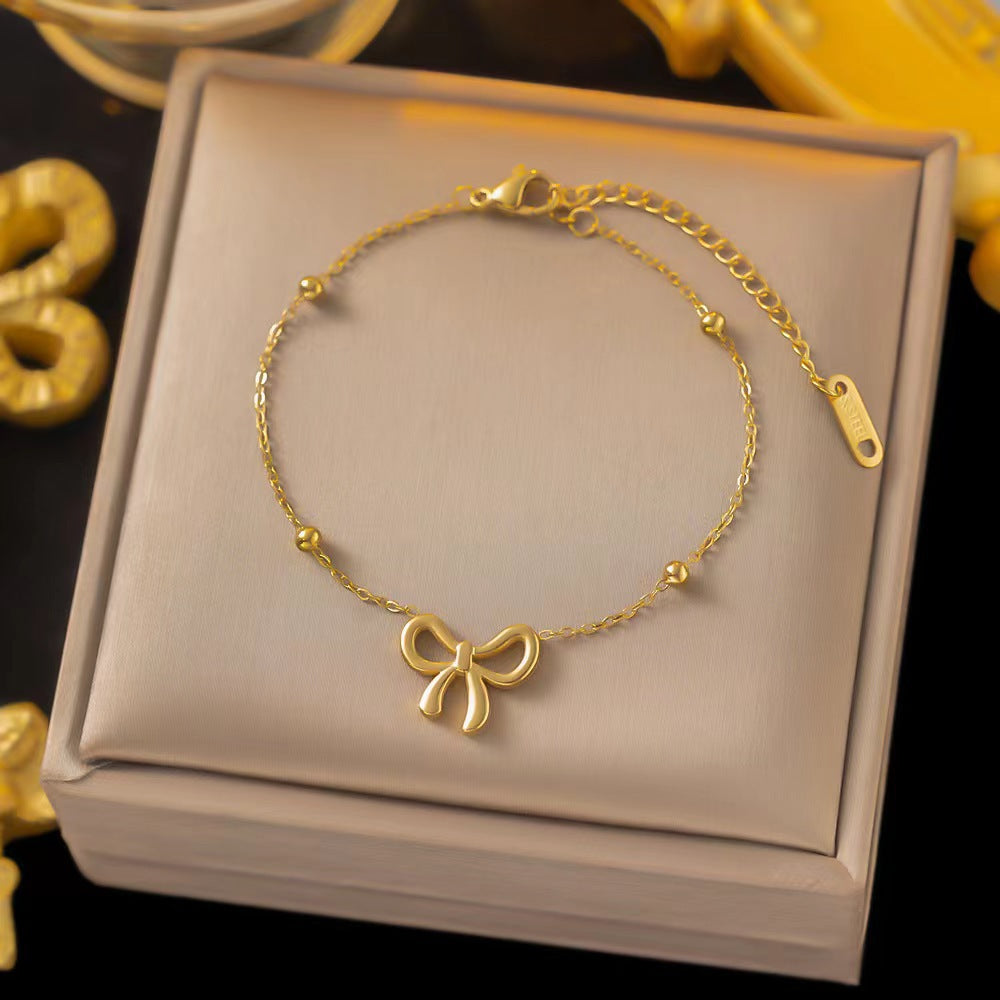 Women's Titanium Steel For Light Luxury Versatile Style Bracelets