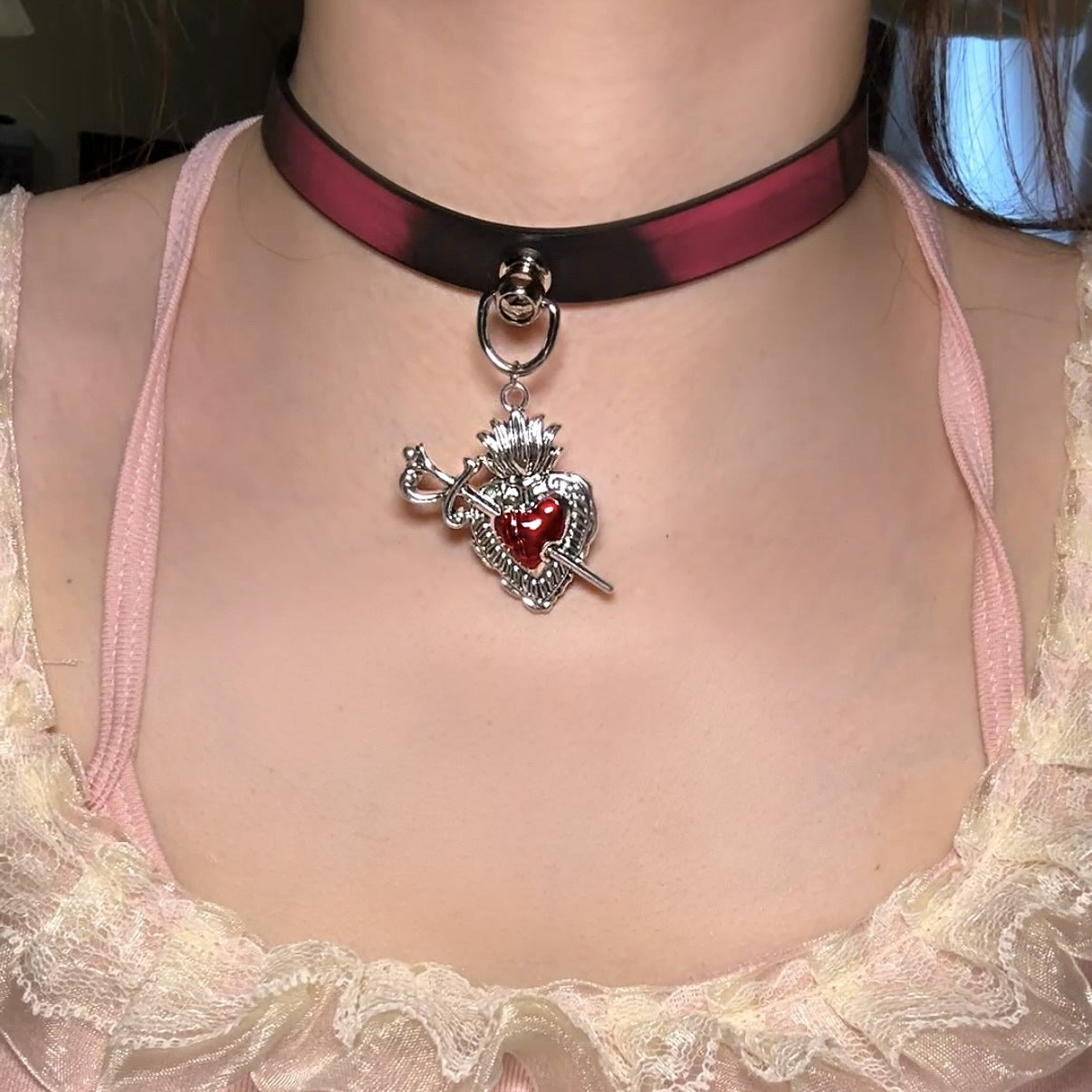 Paw Hot Soft Leather Trendy Cool High-grade Collar