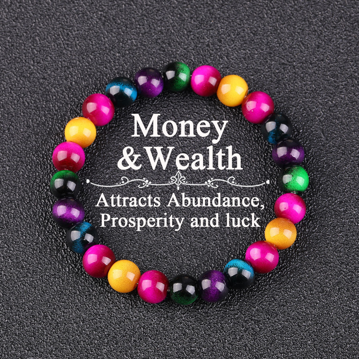 Trendy Comfortable Colorful Tigereye Natural Stone Bracelet