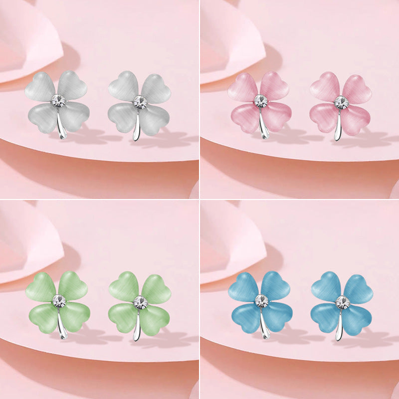 Lucky Four-leaf Clover Fashion Simple Mori Female Girlfriend Necklaces
