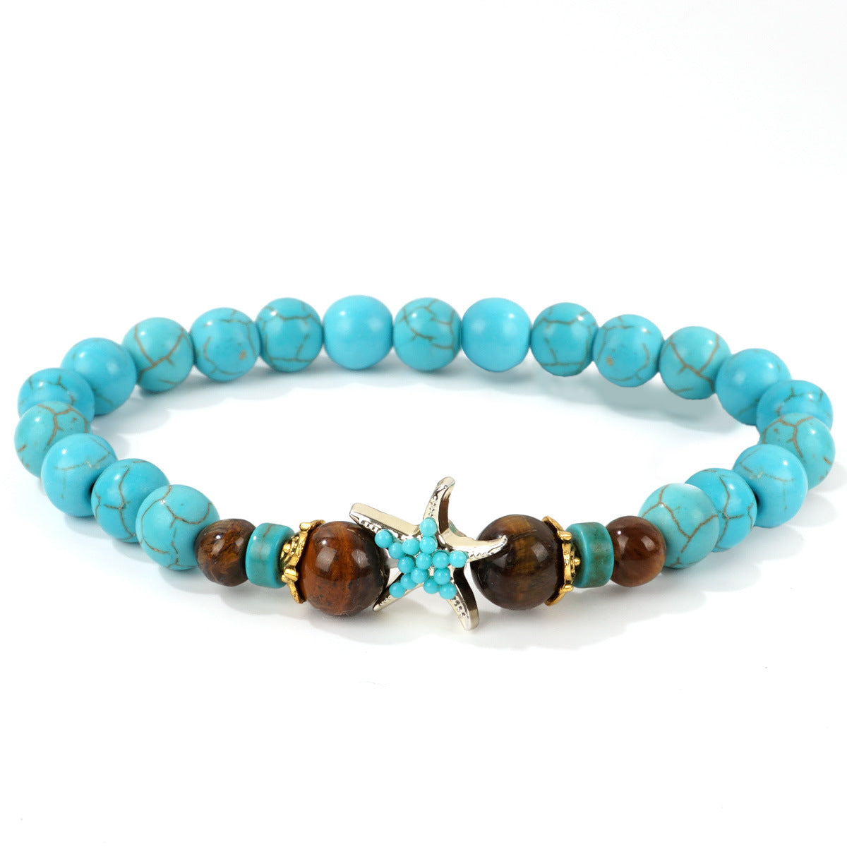 Women's Turquoise Cross Niche Design High-grade Simple Bracelets